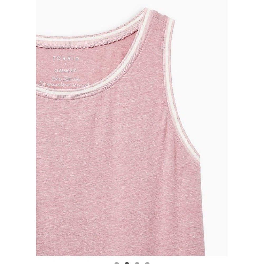 Torrid-Muave Ringer Tank - Picture 2 of 5